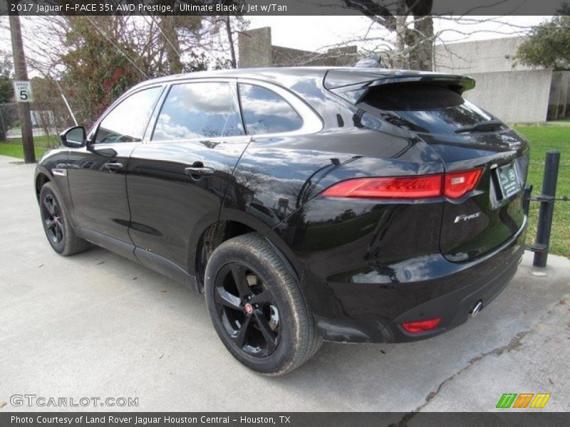 Ultimate Black / Jet w/Tan 2017 Jaguar F-PACE 35t AWD Prestige