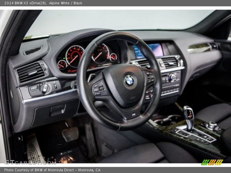 Alpine White / Black 2014 BMW X3 xDrive28i