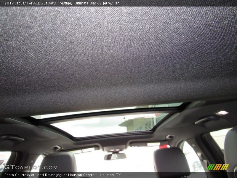 Ultimate Black / Jet w/Tan 2017 Jaguar F-PACE 35t AWD Prestige