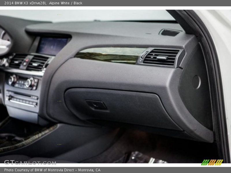 Alpine White / Black 2014 BMW X3 xDrive28i