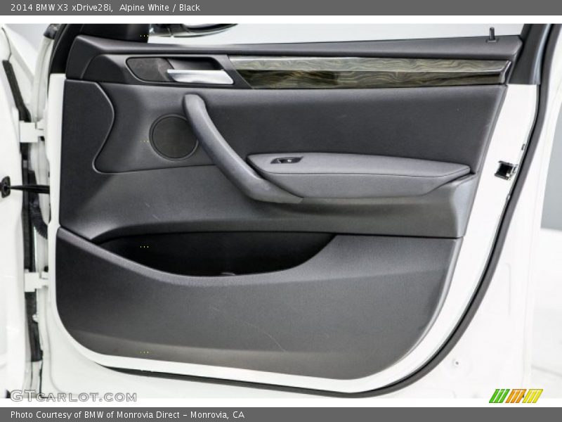 Alpine White / Black 2014 BMW X3 xDrive28i