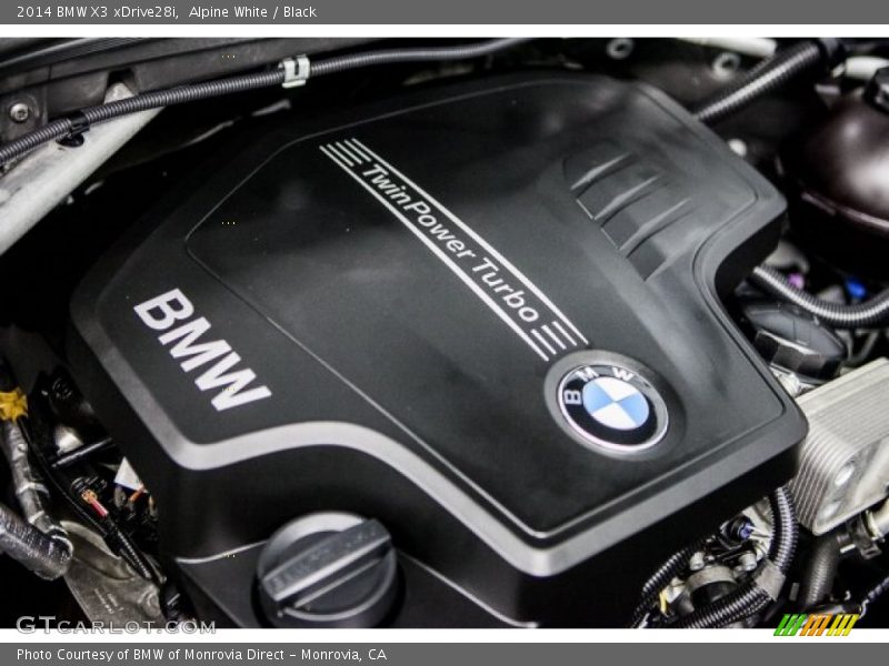 Alpine White / Black 2014 BMW X3 xDrive28i