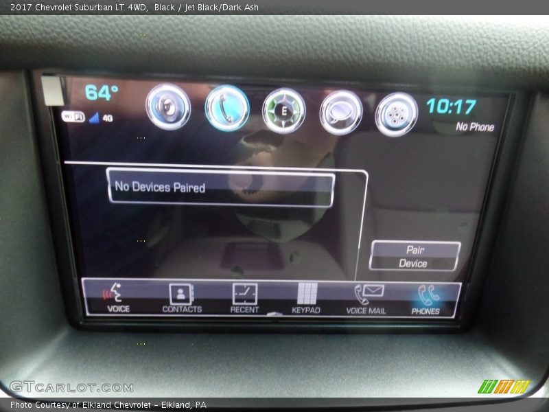 Black / Jet Black/Dark Ash 2017 Chevrolet Suburban LT 4WD