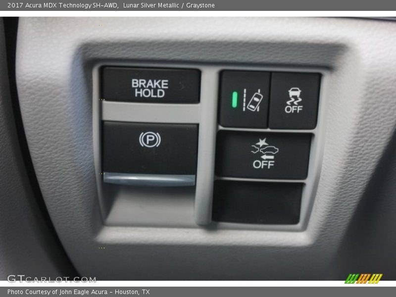 Lunar Silver Metallic / Graystone 2017 Acura MDX Technology SH-AWD