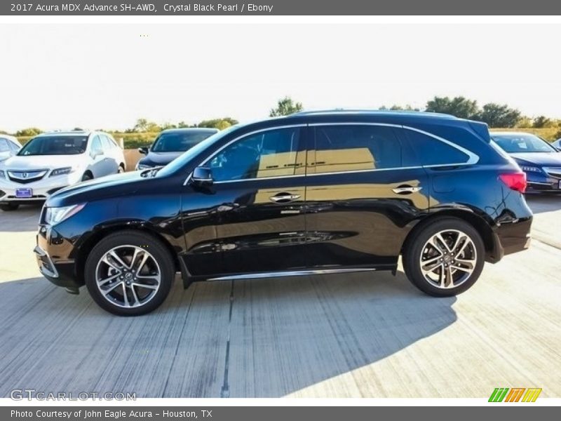 Crystal Black Pearl / Ebony 2017 Acura MDX Advance SH-AWD