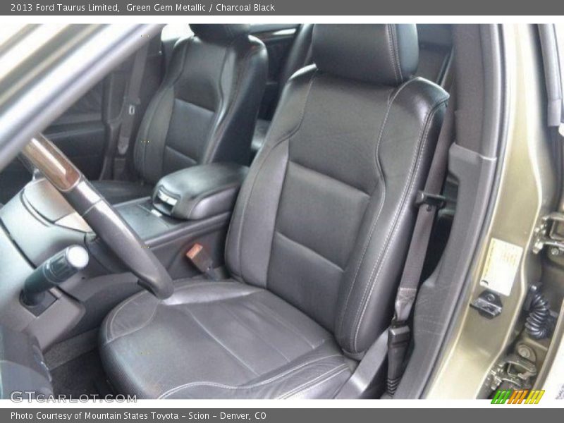 Green Gem Metallic / Charcoal Black 2013 Ford Taurus Limited