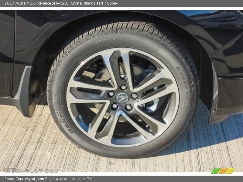 Crystal Black Pearl / Ebony 2017 Acura MDX Advance SH-AWD