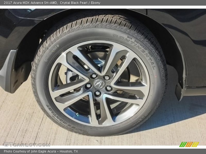 Crystal Black Pearl / Ebony 2017 Acura MDX Advance SH-AWD