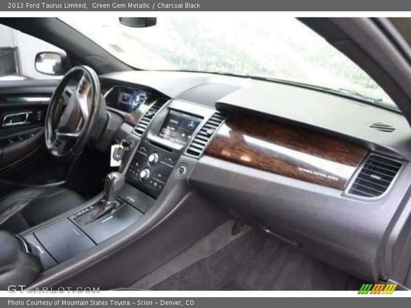 Green Gem Metallic / Charcoal Black 2013 Ford Taurus Limited