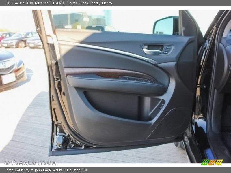 Crystal Black Pearl / Ebony 2017 Acura MDX Advance SH-AWD
