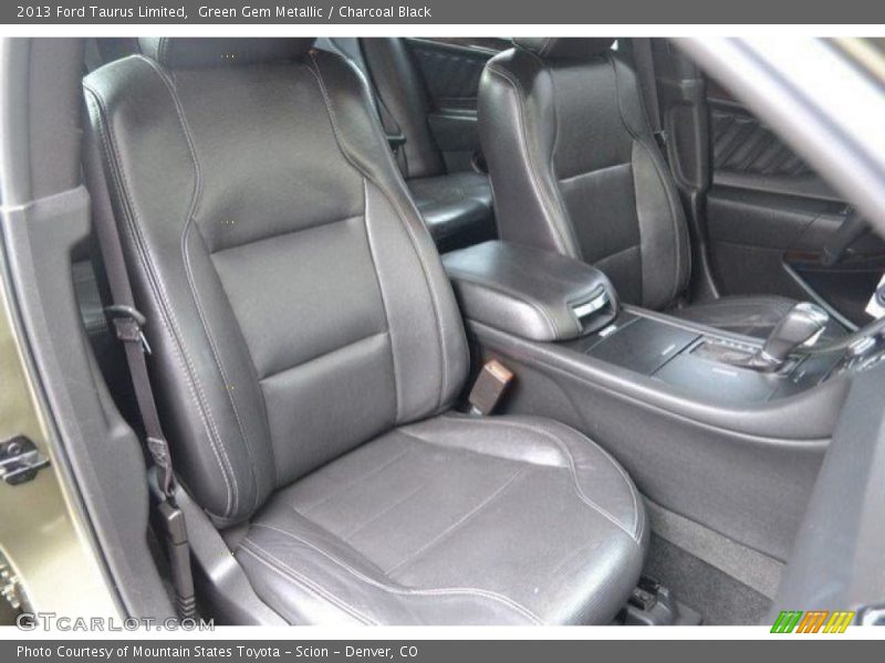 Green Gem Metallic / Charcoal Black 2013 Ford Taurus Limited