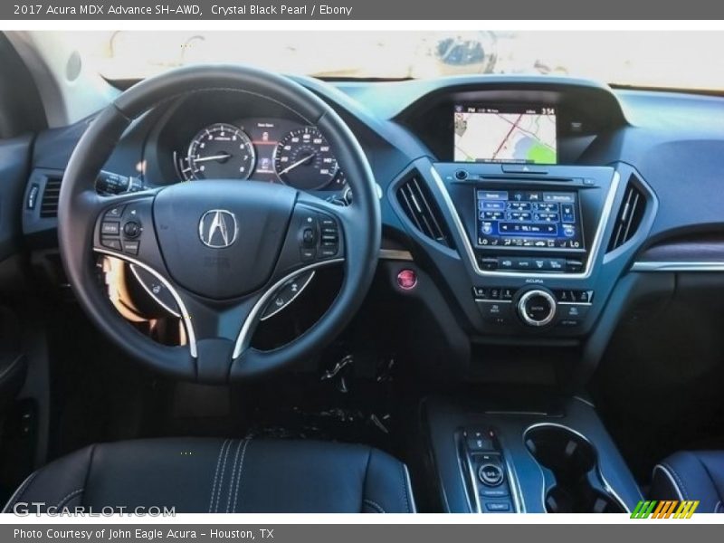 Crystal Black Pearl / Ebony 2017 Acura MDX Advance SH-AWD