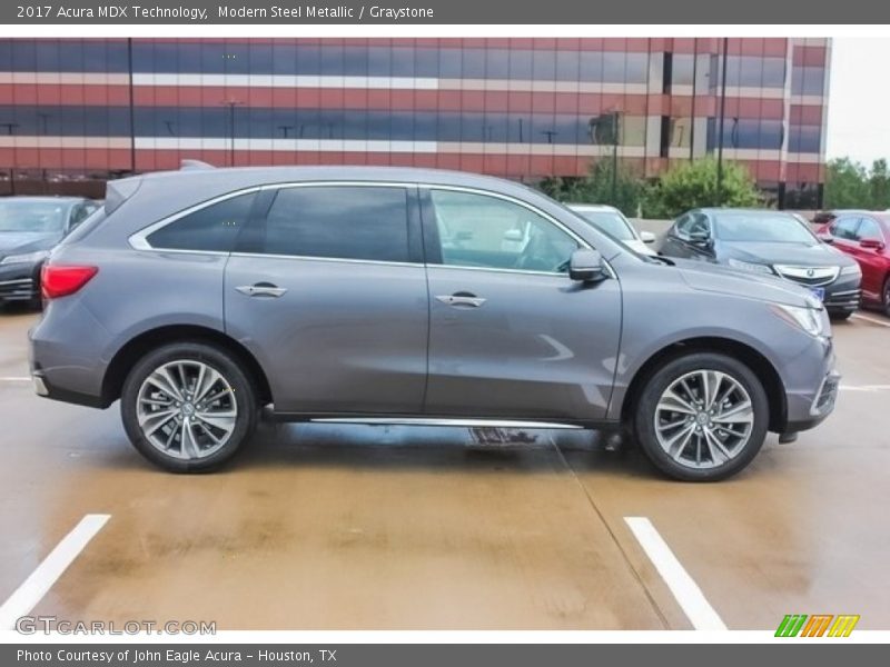 Modern Steel Metallic / Graystone 2017 Acura MDX Technology
