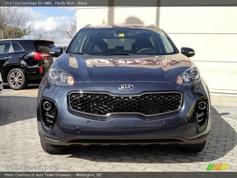 Pacific Blue / Black 2017 Kia Sportage EX AWD