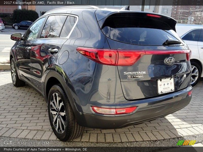 Pacific Blue / Black 2017 Kia Sportage EX AWD
