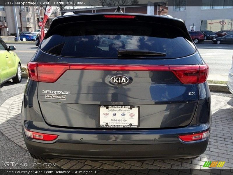 Pacific Blue / Black 2017 Kia Sportage EX AWD