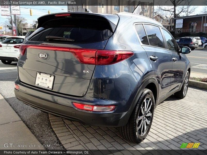 Pacific Blue / Black 2017 Kia Sportage EX AWD