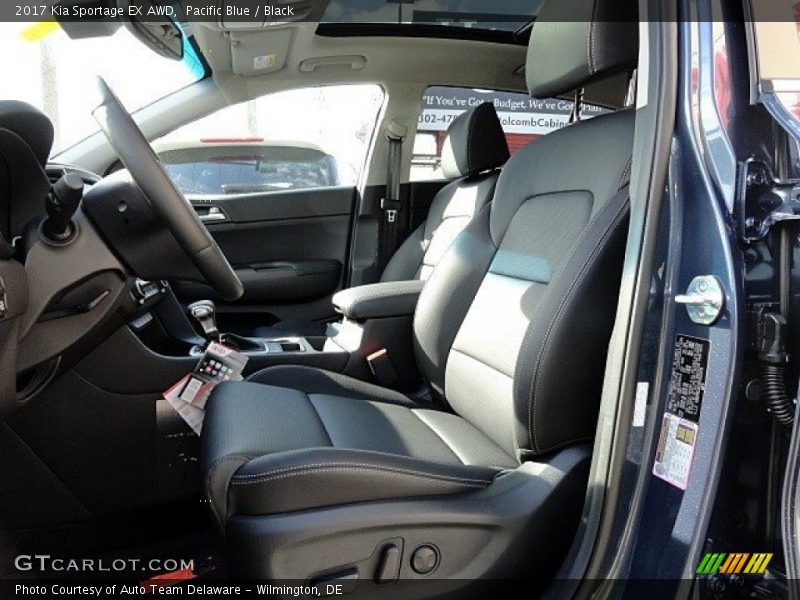 Pacific Blue / Black 2017 Kia Sportage EX AWD