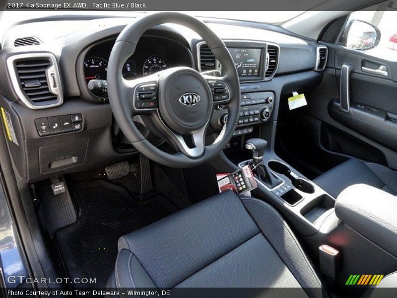 Pacific Blue / Black 2017 Kia Sportage EX AWD
