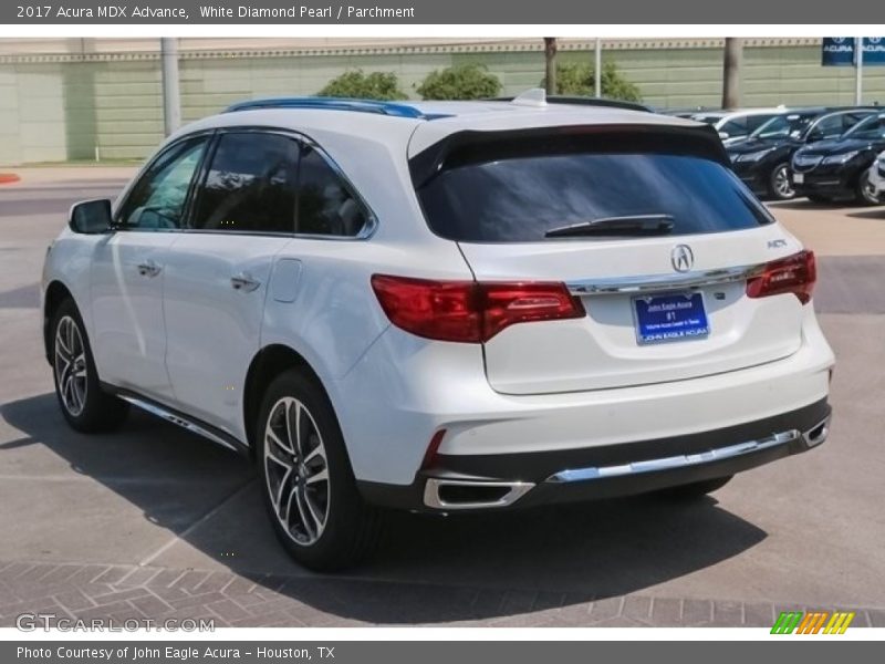 White Diamond Pearl / Parchment 2017 Acura MDX Advance