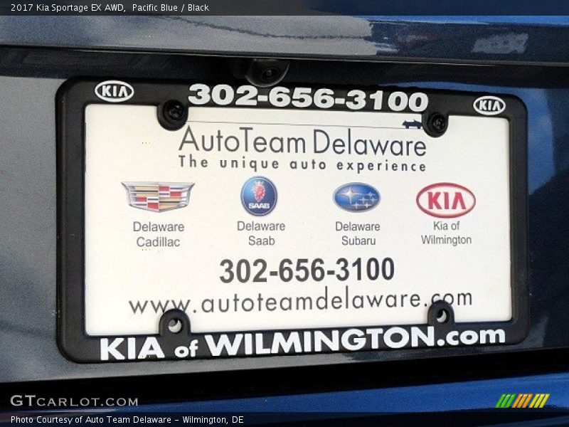 Pacific Blue / Black 2017 Kia Sportage EX AWD