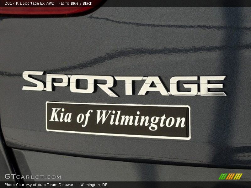 Pacific Blue / Black 2017 Kia Sportage EX AWD