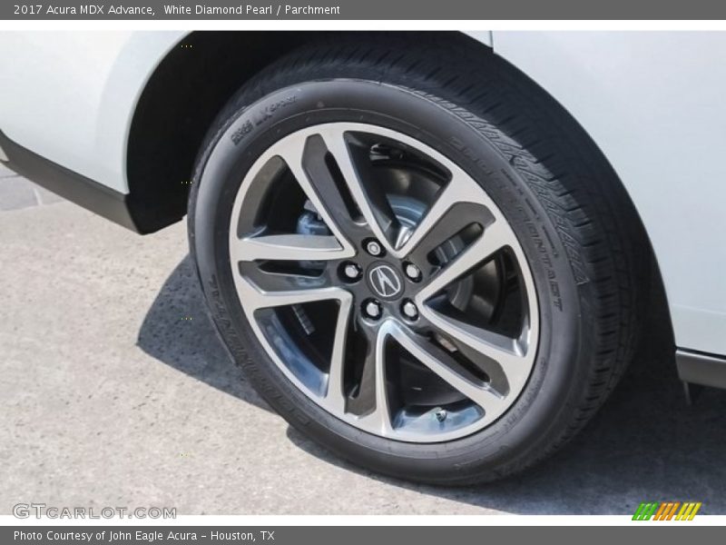 White Diamond Pearl / Parchment 2017 Acura MDX Advance