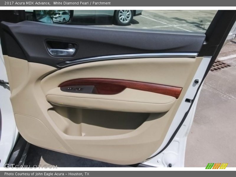 White Diamond Pearl / Parchment 2017 Acura MDX Advance