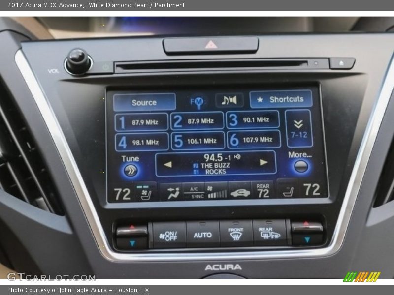 White Diamond Pearl / Parchment 2017 Acura MDX Advance