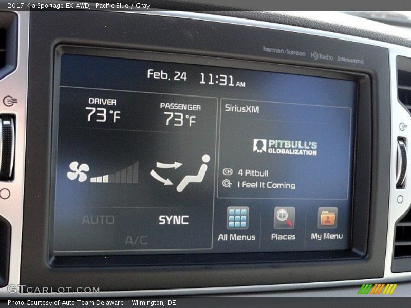 Pacific Blue / Gray 2017 Kia Sportage EX AWD