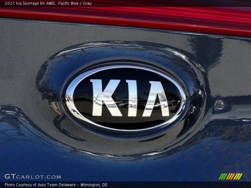 Pacific Blue / Gray 2017 Kia Sportage EX AWD