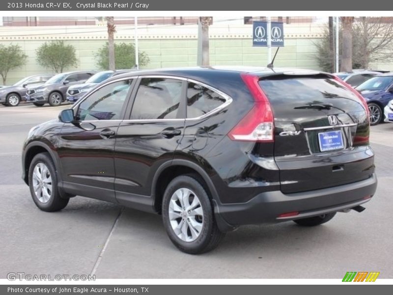 Crystal Black Pearl / Gray 2013 Honda CR-V EX