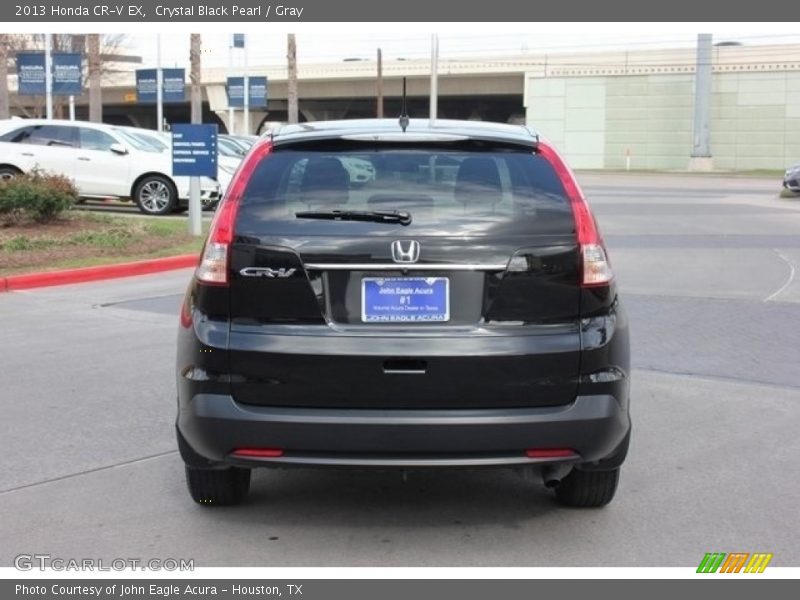 Crystal Black Pearl / Gray 2013 Honda CR-V EX