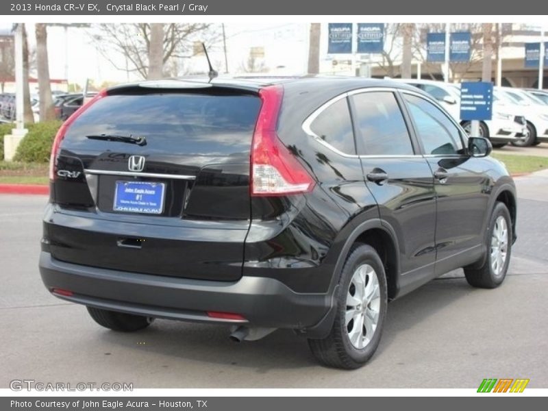Crystal Black Pearl / Gray 2013 Honda CR-V EX