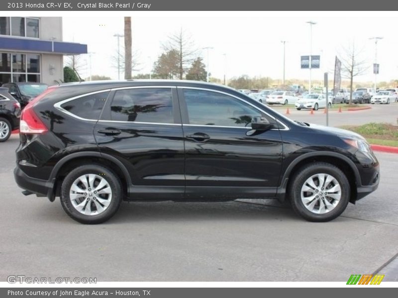 Crystal Black Pearl / Gray 2013 Honda CR-V EX
