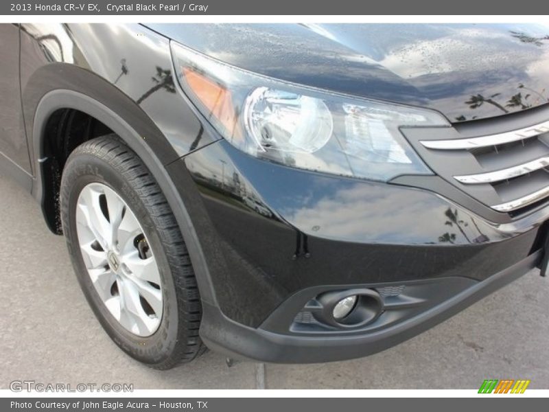 Crystal Black Pearl / Gray 2013 Honda CR-V EX