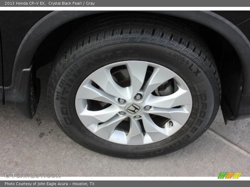 Crystal Black Pearl / Gray 2013 Honda CR-V EX