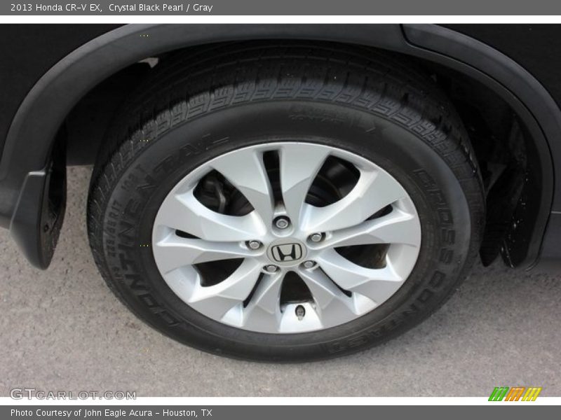 Crystal Black Pearl / Gray 2013 Honda CR-V EX