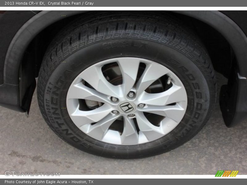 Crystal Black Pearl / Gray 2013 Honda CR-V EX