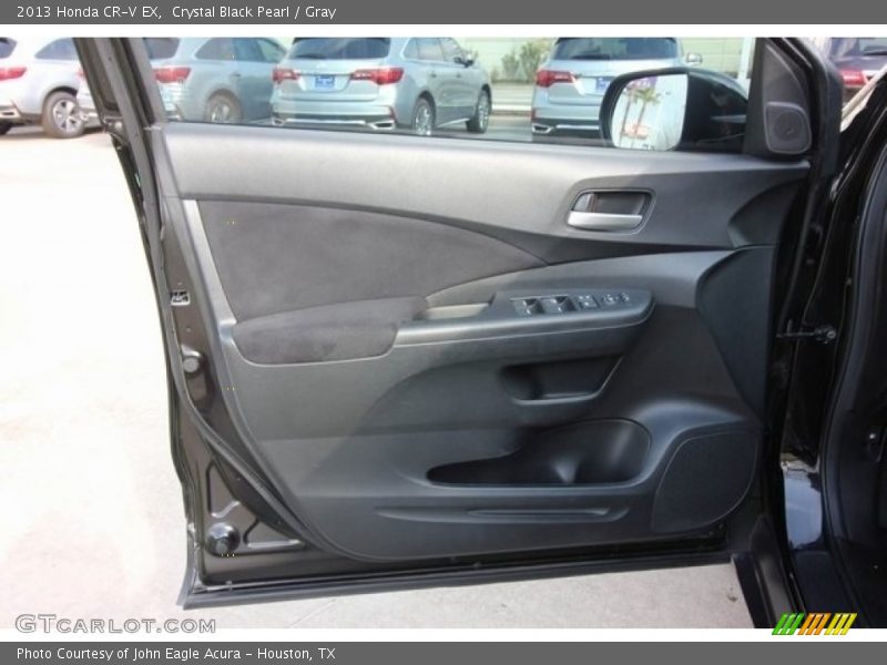 Crystal Black Pearl / Gray 2013 Honda CR-V EX
