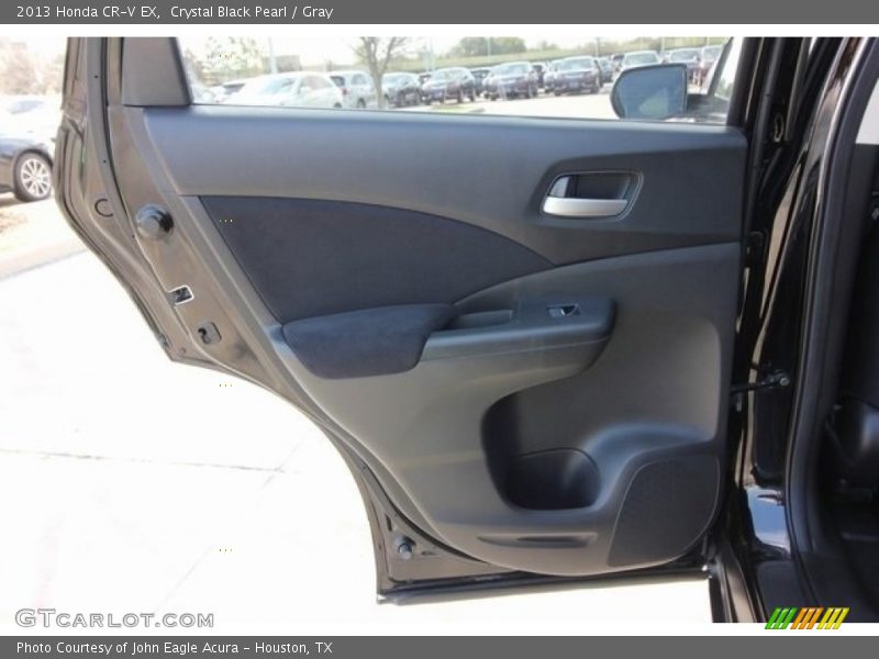Crystal Black Pearl / Gray 2013 Honda CR-V EX