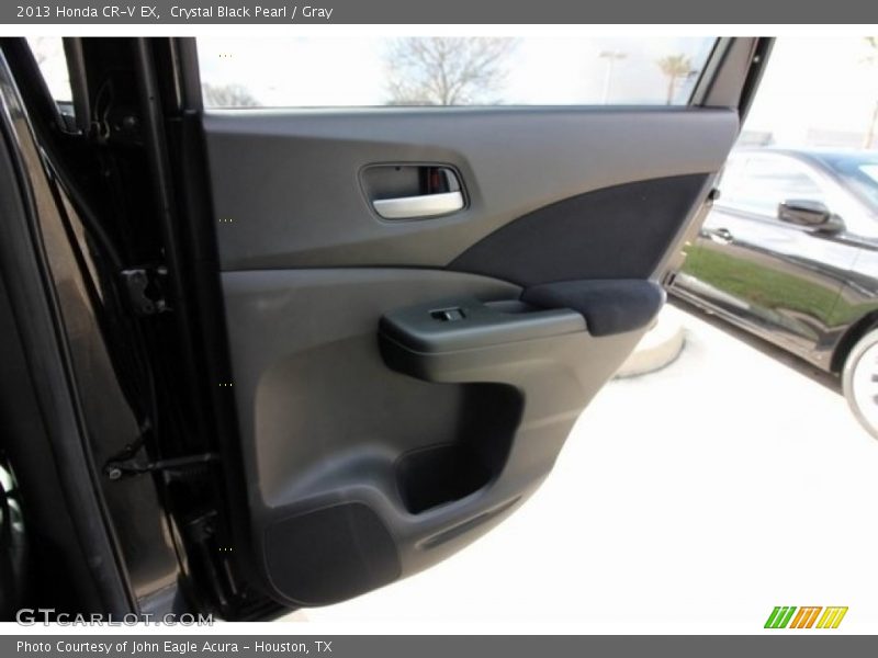Crystal Black Pearl / Gray 2013 Honda CR-V EX