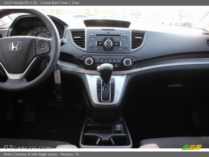 Crystal Black Pearl / Gray 2013 Honda CR-V EX