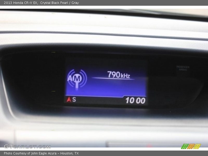 Crystal Black Pearl / Gray 2013 Honda CR-V EX