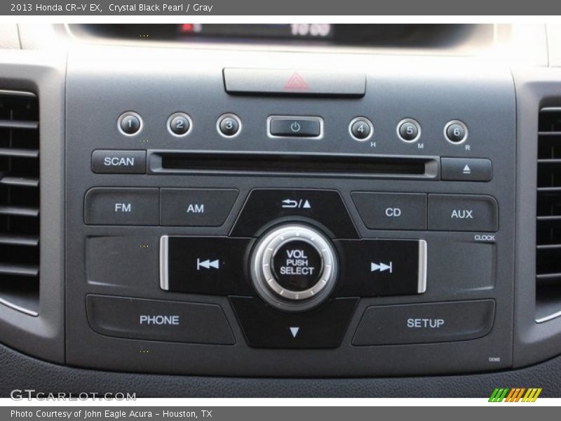 Crystal Black Pearl / Gray 2013 Honda CR-V EX