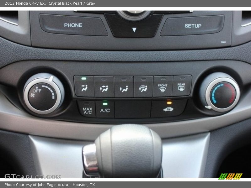 Crystal Black Pearl / Gray 2013 Honda CR-V EX