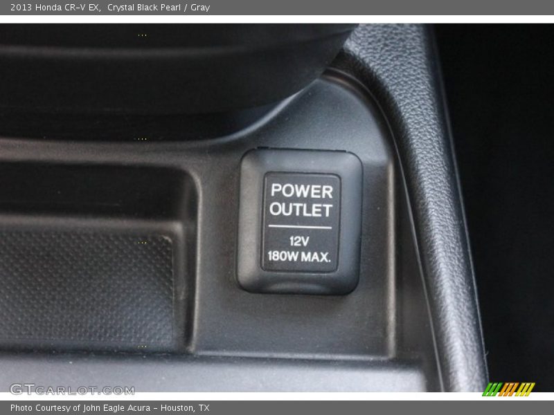 Crystal Black Pearl / Gray 2013 Honda CR-V EX