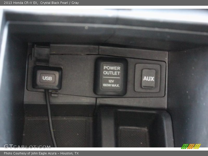 Crystal Black Pearl / Gray 2013 Honda CR-V EX