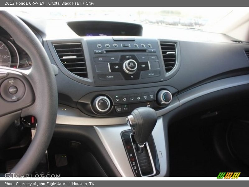 Crystal Black Pearl / Gray 2013 Honda CR-V EX