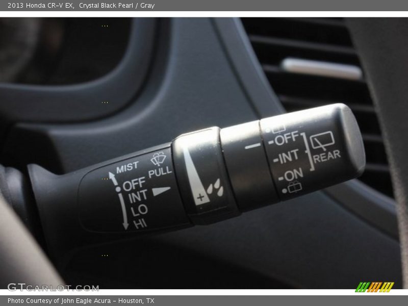 Crystal Black Pearl / Gray 2013 Honda CR-V EX